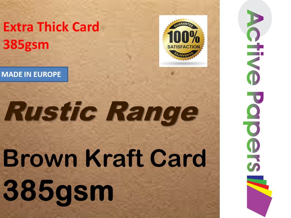 Thick Brown Kraft Card 385gsm