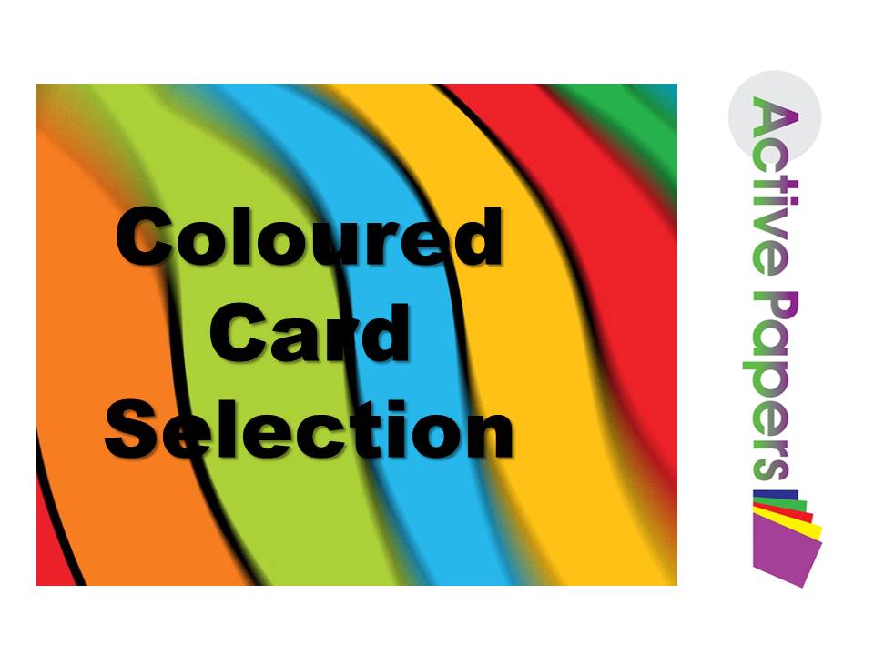 Coloured Card A2 250-300gsm Choice of vivid or pastel