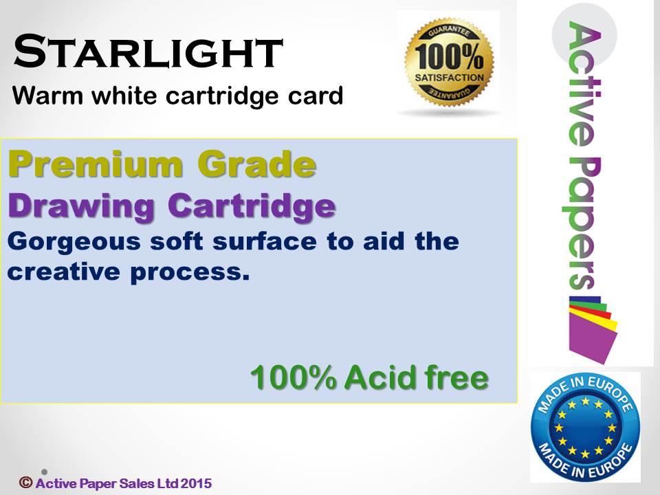 Starlight Pure White Cartridge 300gsm