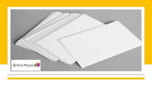 Rough Laid low white Textured Paper 80gsm