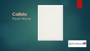 Callisto Pearl Wove 100gsm