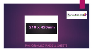 Panoramic Pads & Sheets Alcohol ink Grades 210x420mm