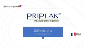Priplak Clear Polypropylene plastic 800 microns