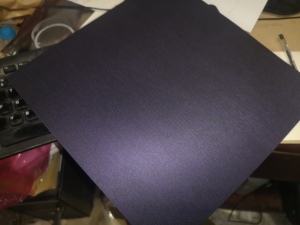 Purple Ribbed Paper 130gsm 12x12